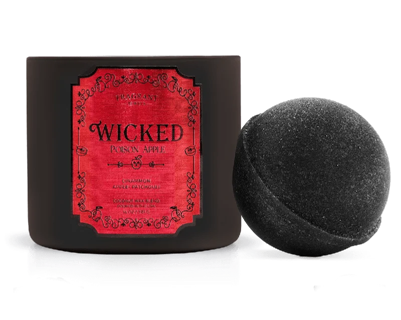 Wicked Poison Apple - Candle and Bath Bomb Set (without Jewelry)