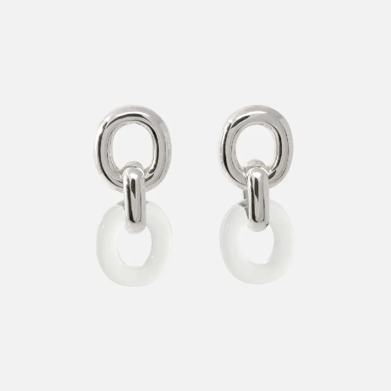 Connected Loop Earrings