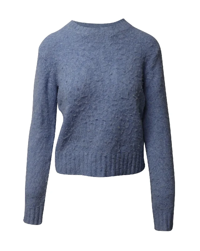 Helmut Lang Jumper in Light Blue Wool