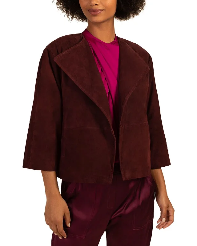 Trina Turk Hopeful Suede Jacket