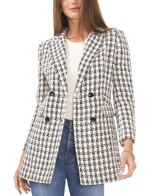 Vince Camuto Double-Breasted Longline Jacket