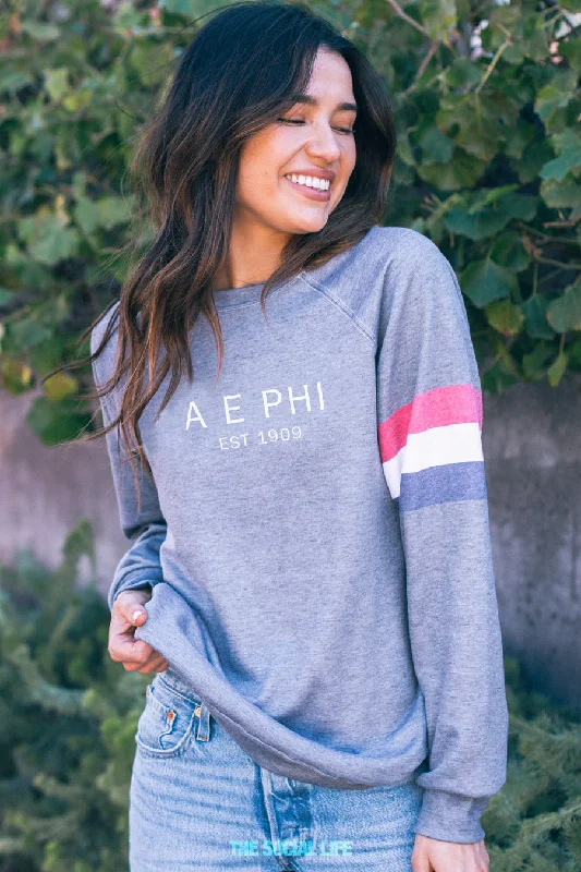 Alpha Epsilon Phi Merci Raglan Crewneck