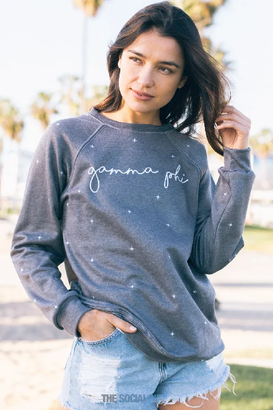 Gamma Phi Beta Stellar Raglan Crewneck