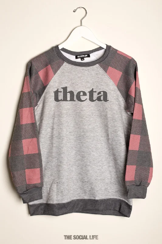 Kappa Alpha Theta Lumberjack Raglan Crewneck