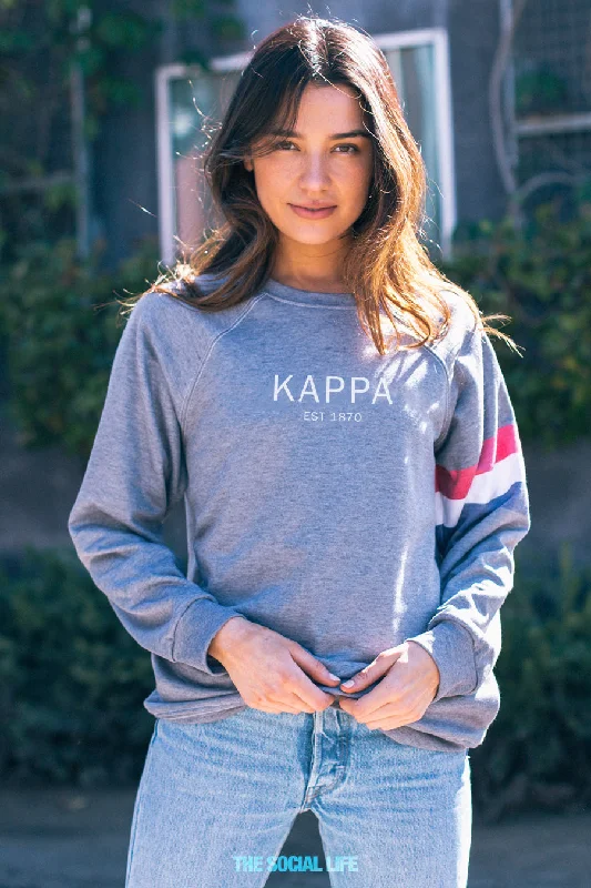 Kappa Kappa Gamma Merci Raglan Crewneck