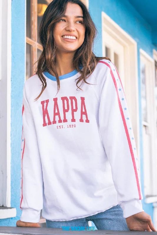 Kappa Kappa Gamma Olympic Raglan Crewneck