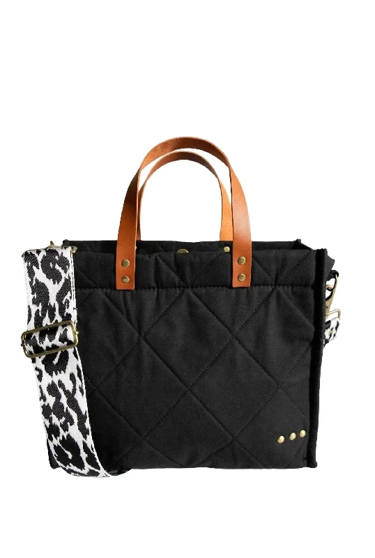 Carrie Crossbody Tote In Black