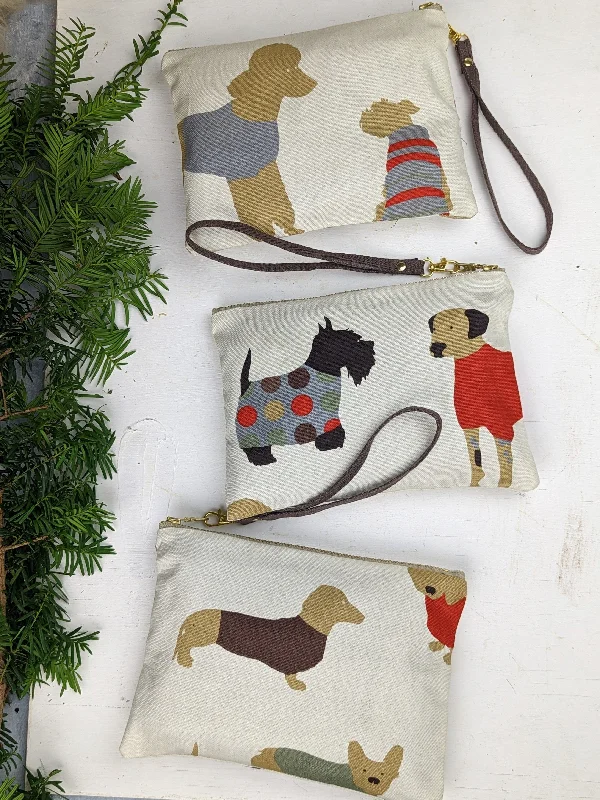 Ash & Rose Women's Dogs in Sweaters Purse