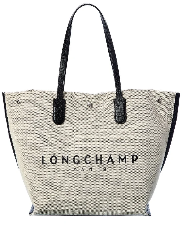 Longchamp Roseau Canvas Tote