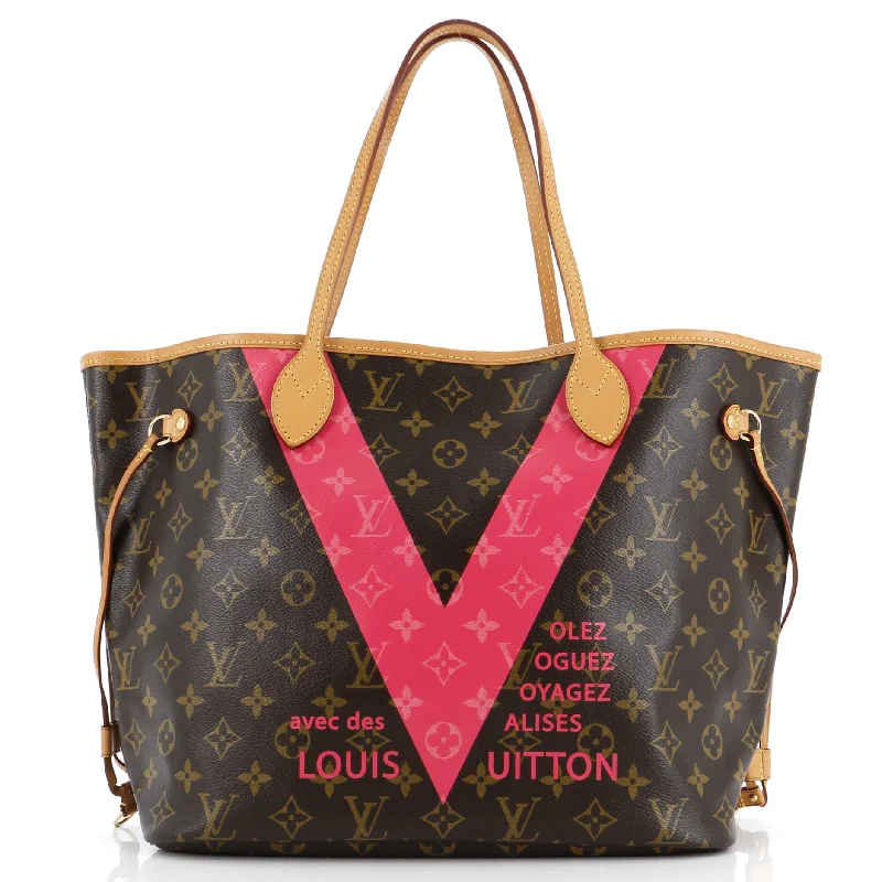 Neverfull NM Tote Limited Edition Cities V Monogram Canvas MM