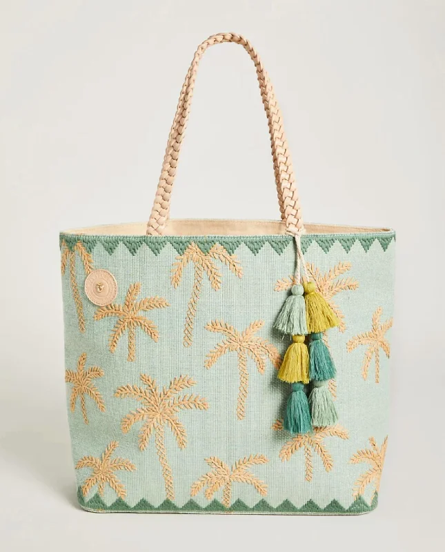 Palm Beach Tote In Sea Foam