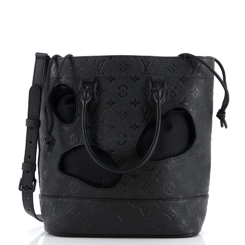 Rei Kawakubo Bag with Holes Monogram Empreinte Leather PM