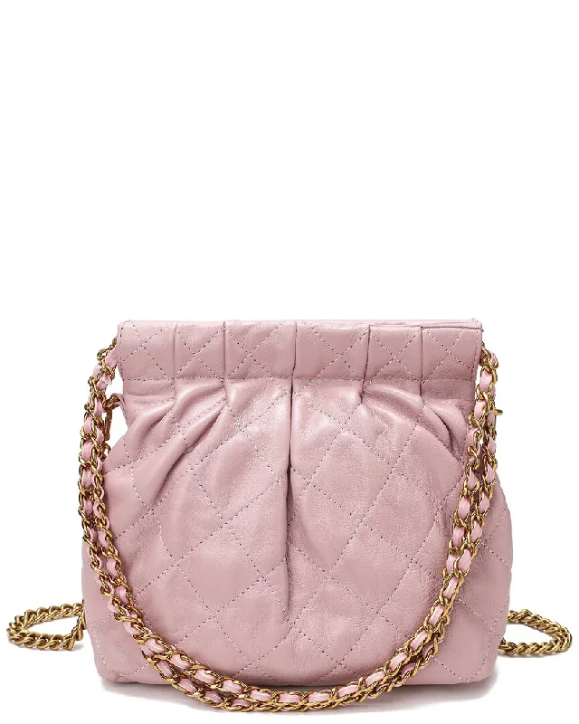 Tiffany & Fred Paris Quilted Leather Crossbody