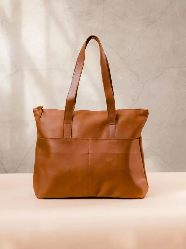 Yari Carry-On Tote Bag In Whiskey